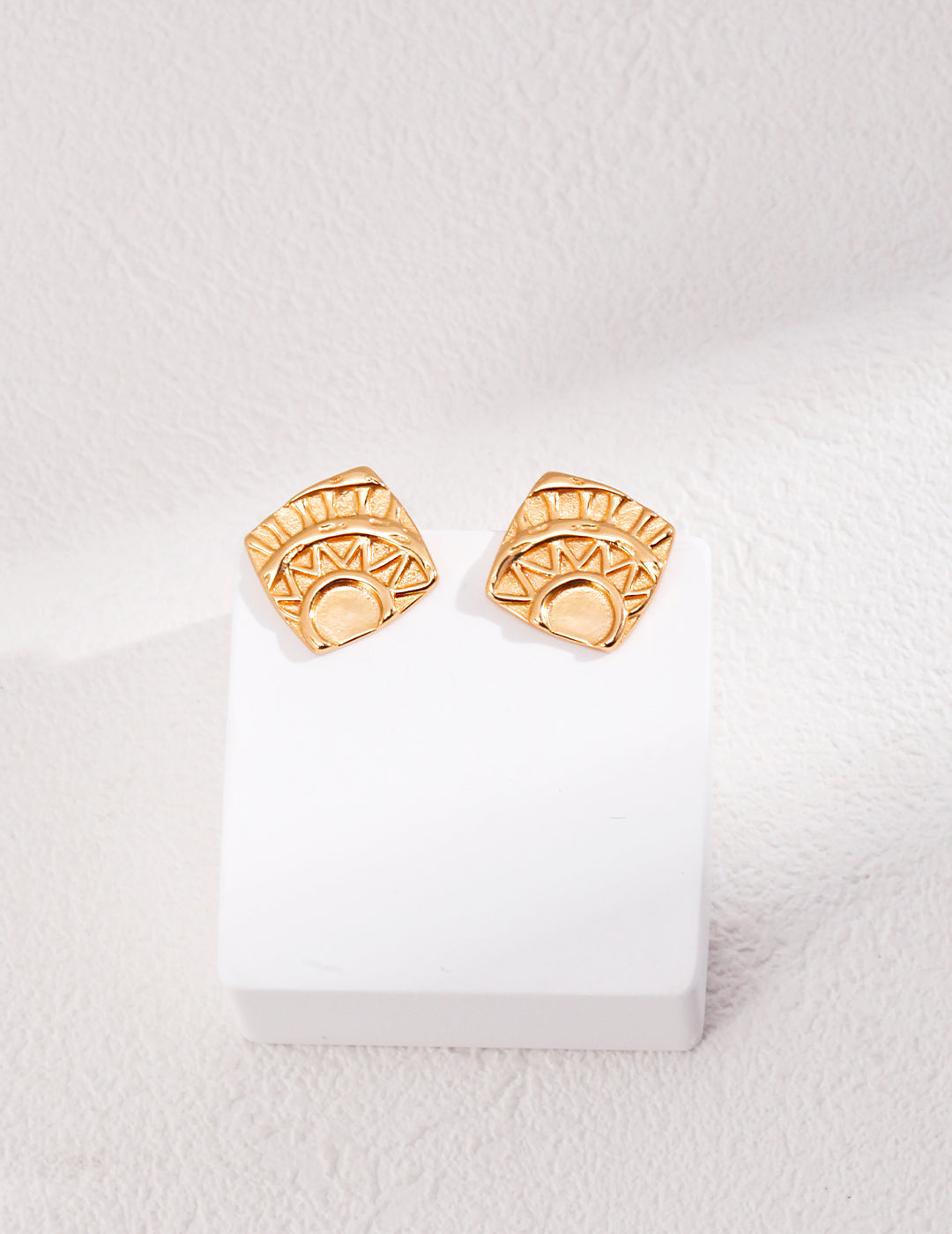 Gold Plated Silver Earrings