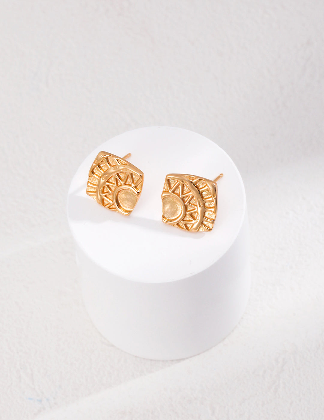 Gold Plated Silver Earrings