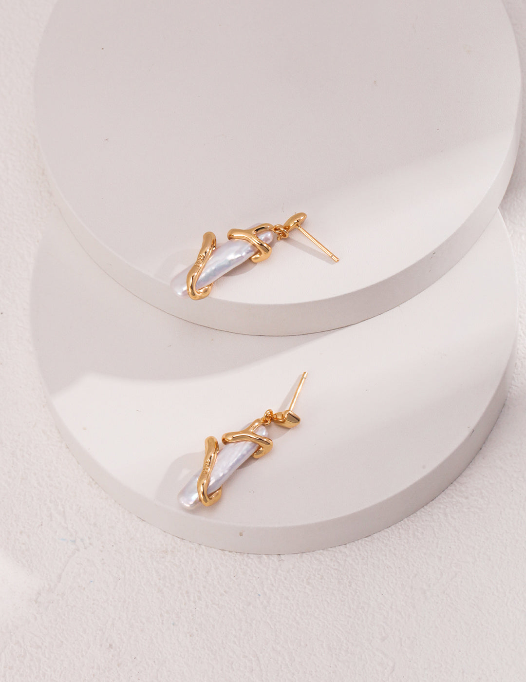 Natural Pearl Earrings