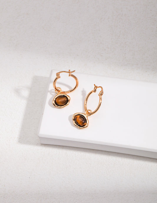 Tiger's Eye Earrings